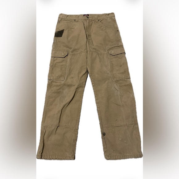 Wrangler Men's Khaki Cargo Pants - Picture 1 of 2